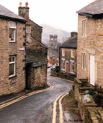 Village from 'Donkey Street' (c) Phil Gee